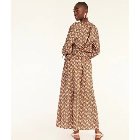 12. J.Crew Collection side-slit maxi skirt in Ratti® prism floral - Picture 4 of 9